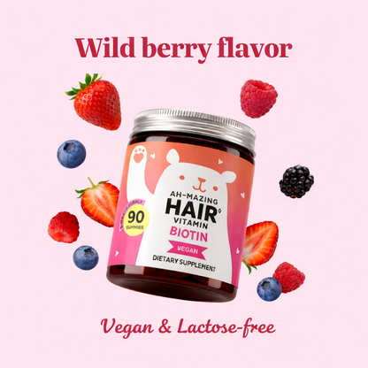 Hair Growth Vegan Biotin Gummies